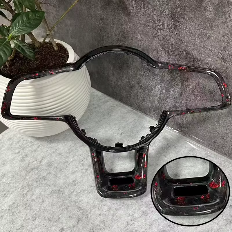 Convient pour Volkswagen Golf 7 MK7 GTI, vieux R, rouge GTI, accessoires de volant cadre de volant e