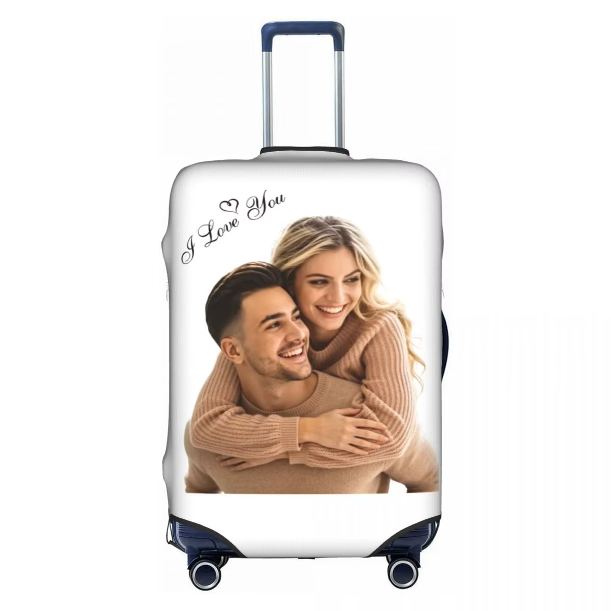 Housse de bagage personnalisée avec logo, élastique, votre design ici, housse de protection pour val