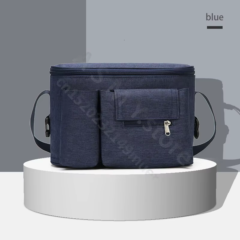 Sac de rangement suspendu pour poussette de bébé, sac de rangement multifonctionnel de grande capaci
