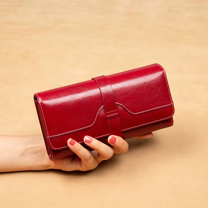 Portefeuilles pour femmes de créateurs de luxe 	 Sacs à main longs porte-carte RFID portefeuille pou