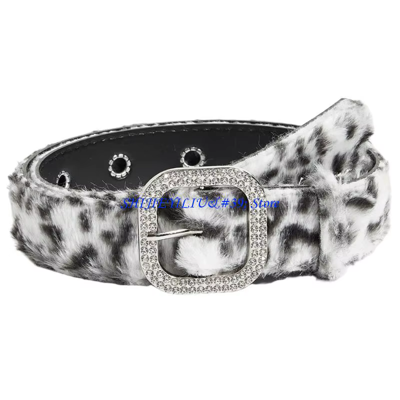 E21F – ceinture à léopard à mode, avec fermoir sécurisé, sangle Durable pour vêtements décontractés 