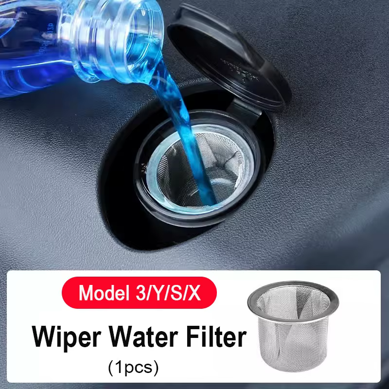 Entonnoir anti-colmatage pour liquide lave-glace compatible avec tous les modèles Tesla 3, Y, YL, S,