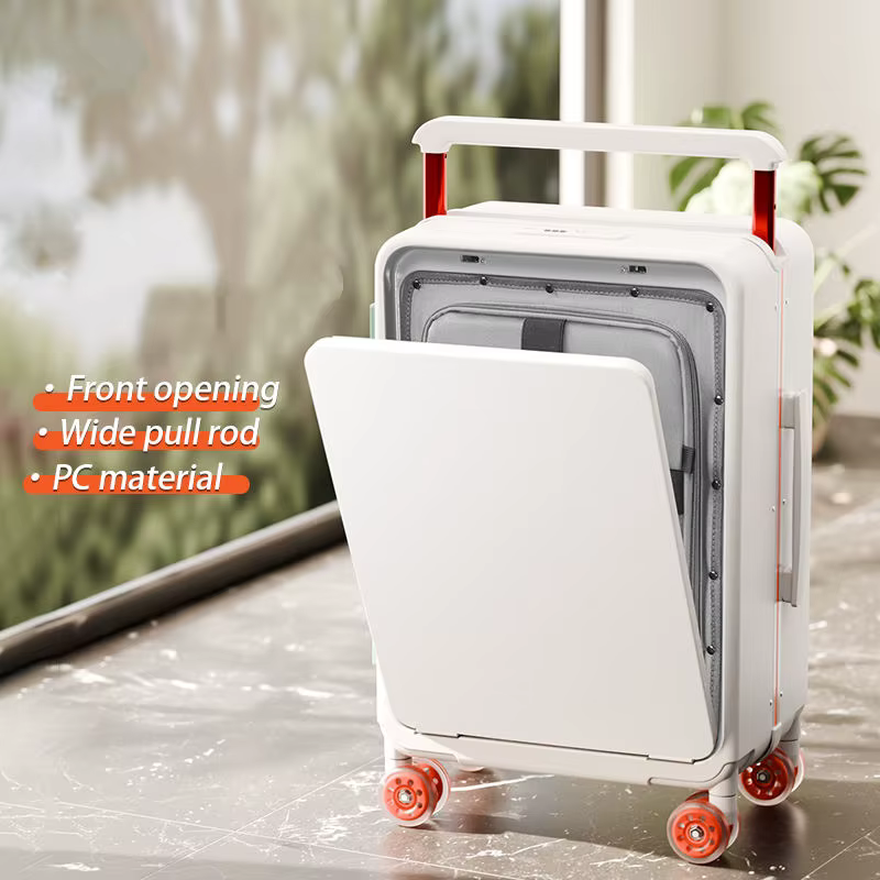 Valise de paquet pour ordinateur portable à ouverture frontale, capacité d'entrepôt profond, sac de