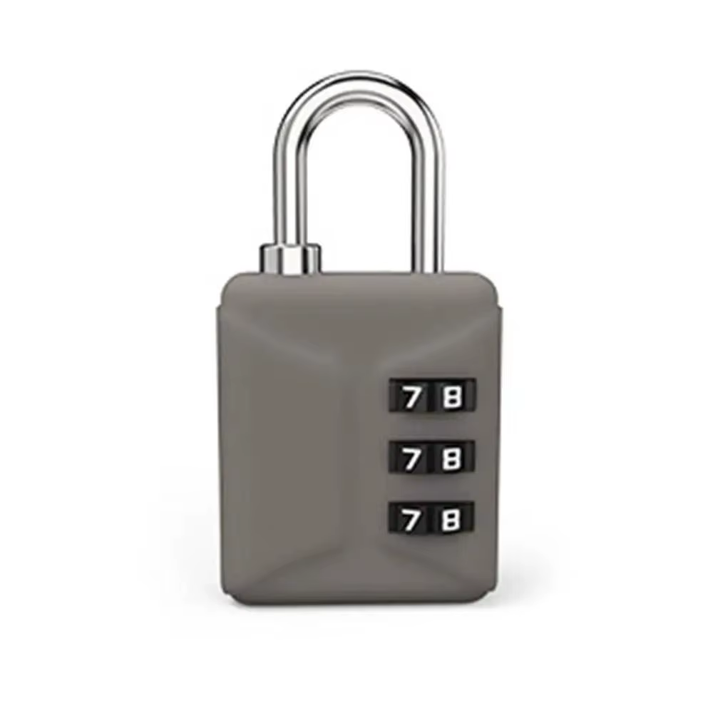 Cadenas à combinaison à 3 chiffres pour valise, antivol, étanche, mini cadenas à code, cadenas de sé