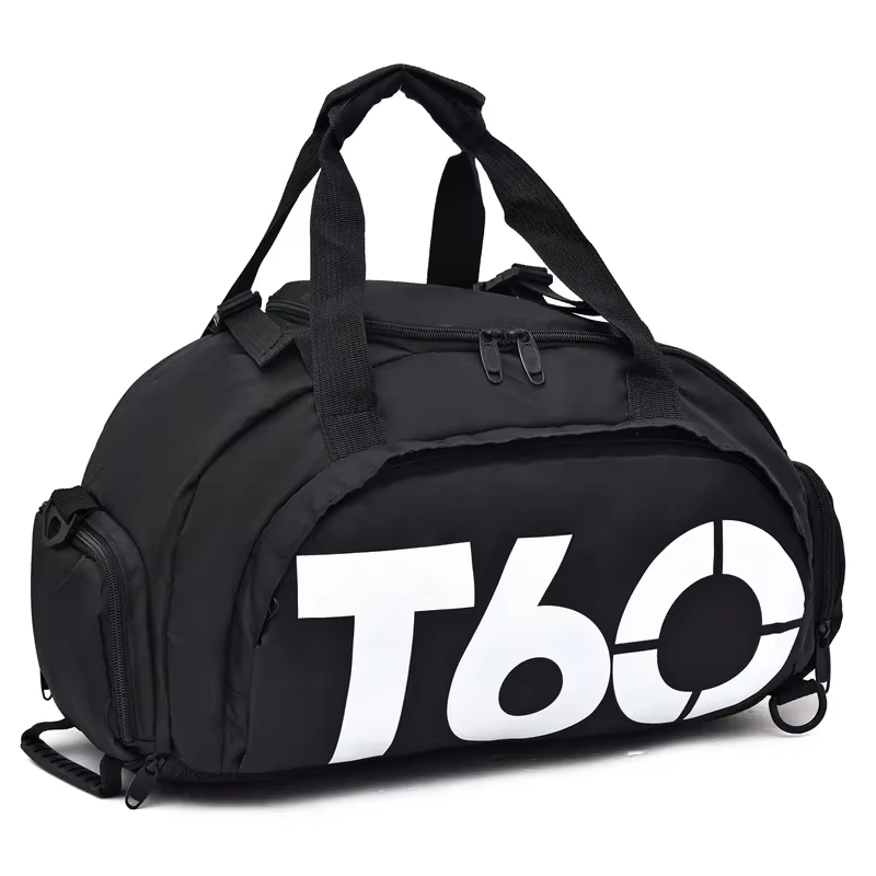 Sac de sport de voyage pour hommes, sac de sport Oxford, sac de séparation sec et humide, sac à dos 