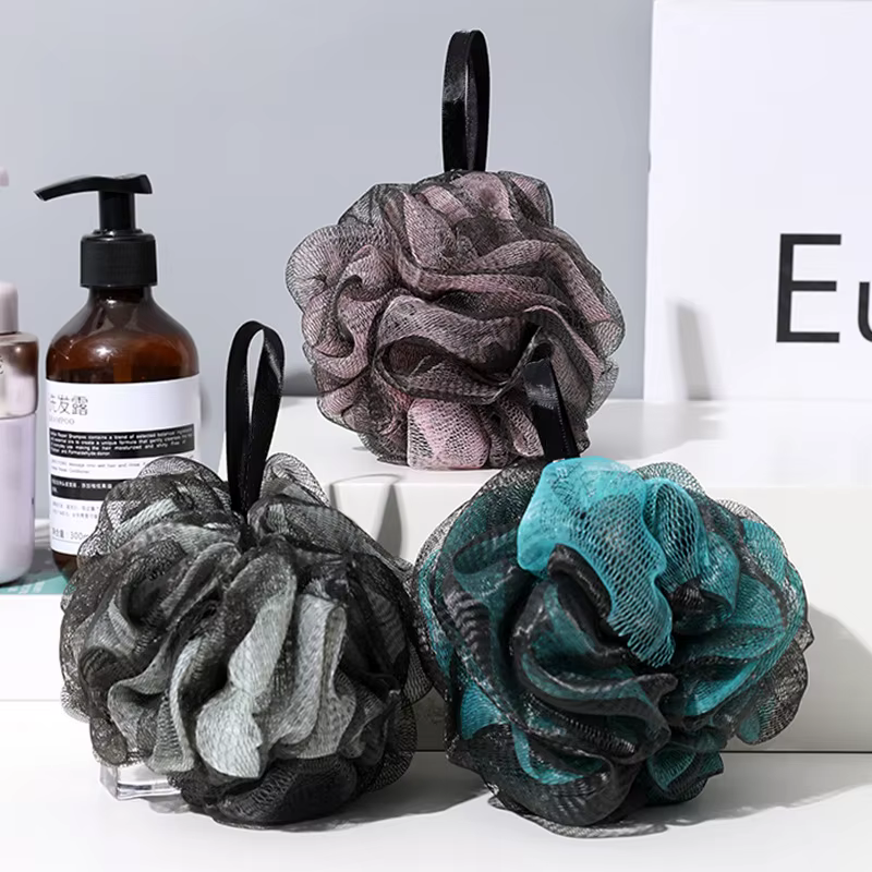 3 grandes boules de bain en PE, extra douces et durables, pour une expérience de douche luxueuse