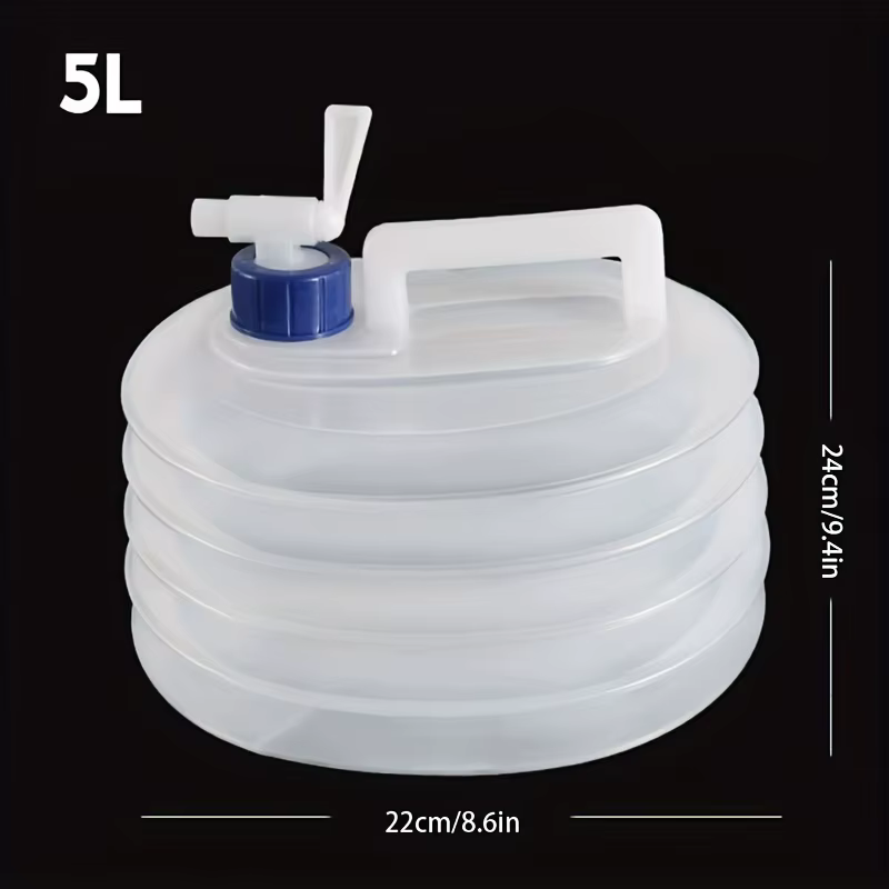 Sac à eau carré pliable pour l'extérieur, sac portable épais E27 pour voiture, stockage d'eau potabl