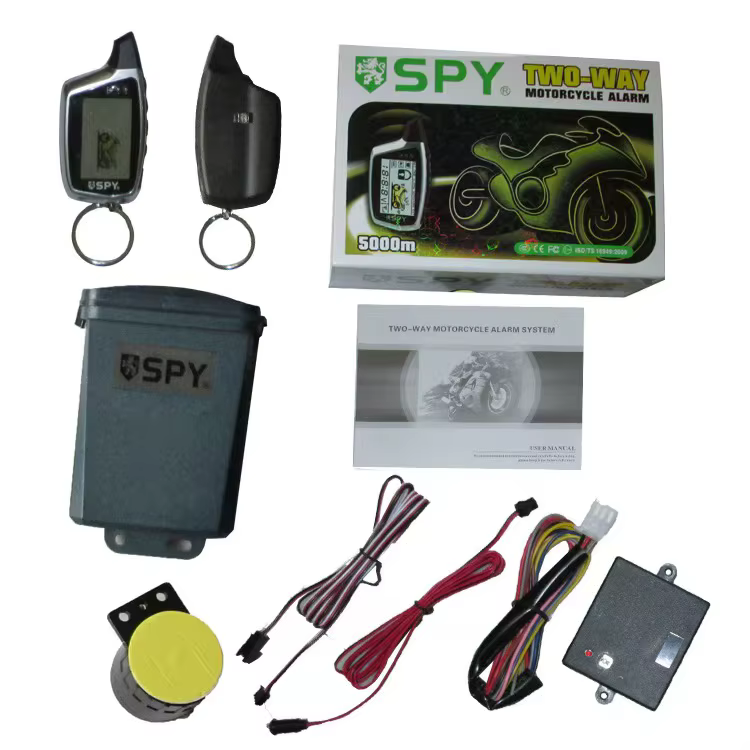 Accessoires anti-vol pour moto, système d'alarme bidirectionnel pour moto 12V