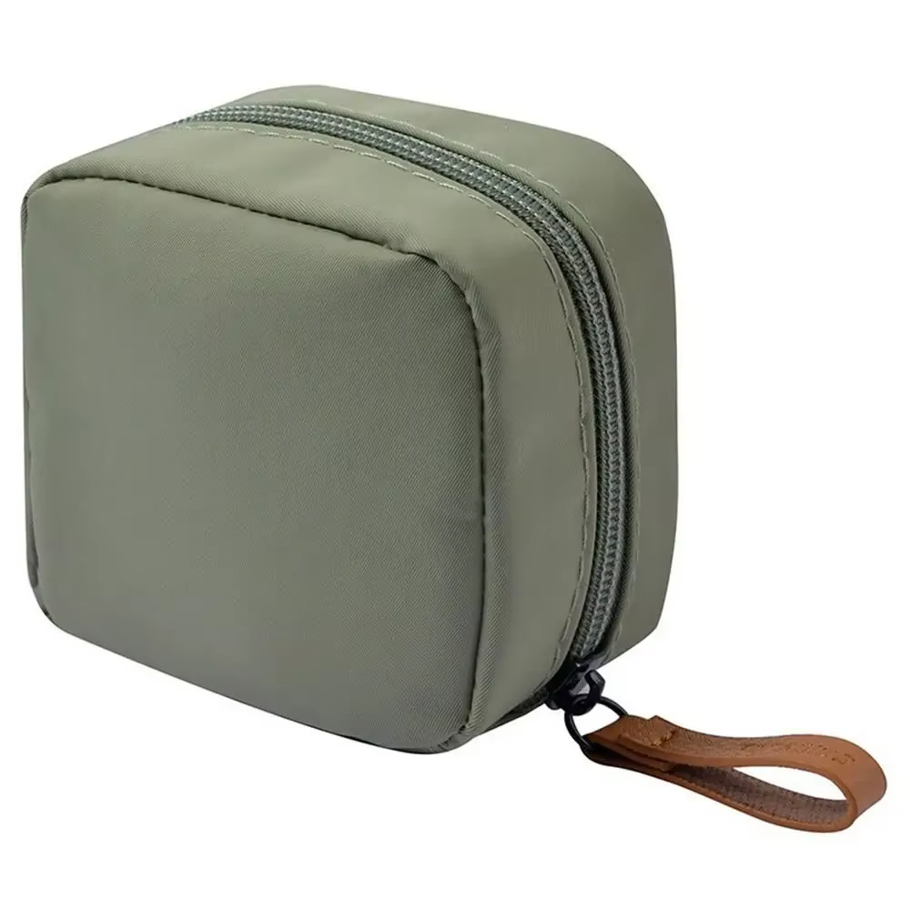 Trousse de Toilette Décontractée, Sac de Voyage Carré, Organisateur de Maquillage, Trousse de Rangem