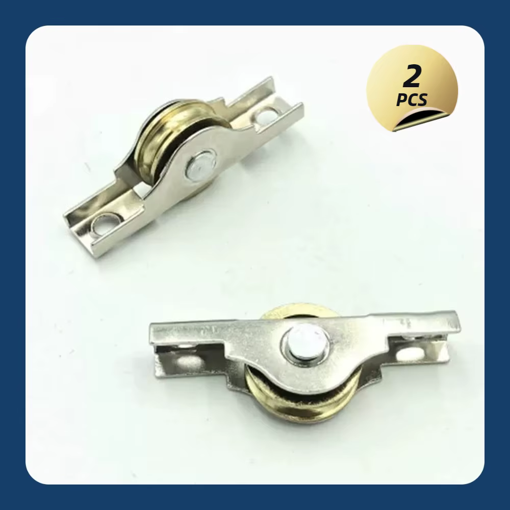 Rouleau de porte coulissante et de fenêtre, 2 pièces, rouleau de porte de balcon, adapté aux portes 