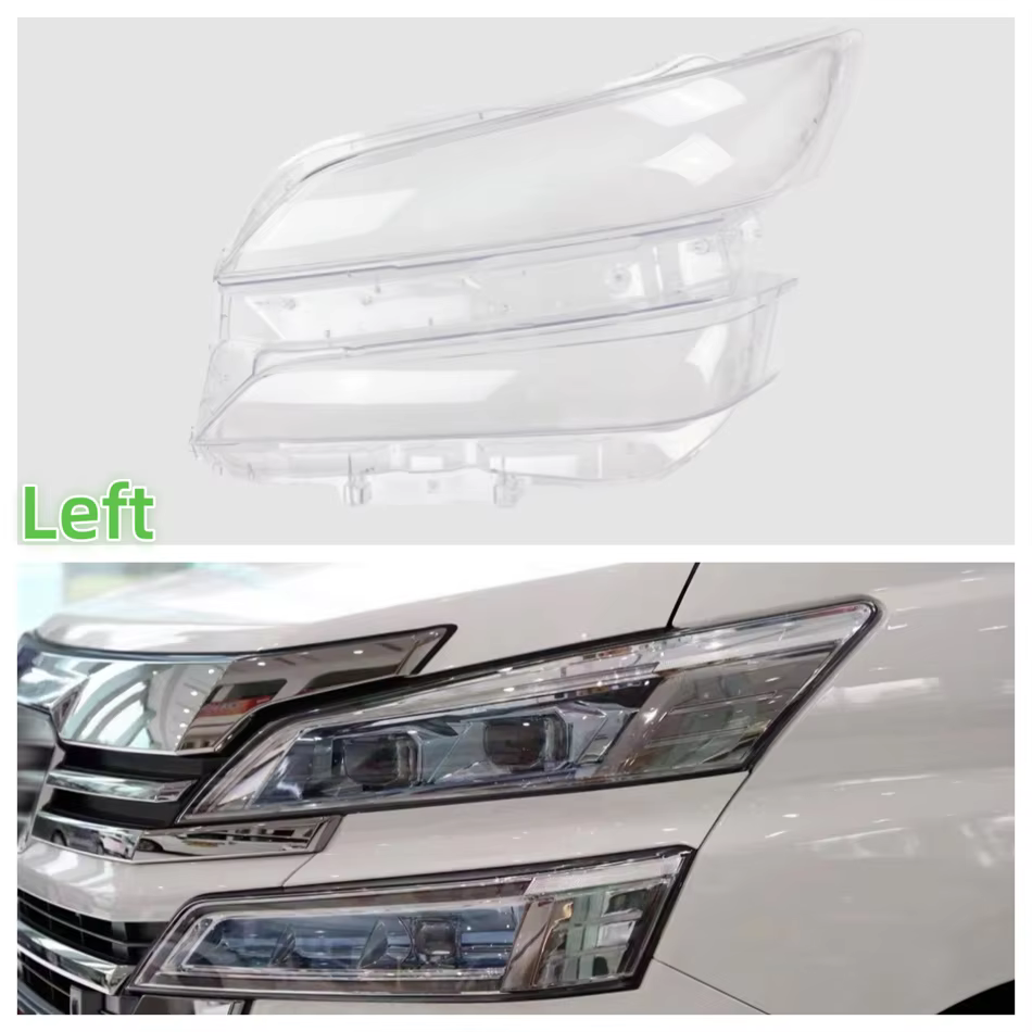 Couvercle de phare pour accessoires de véhicule Toyota Vellfire 2015, c'est une bonne transparence e