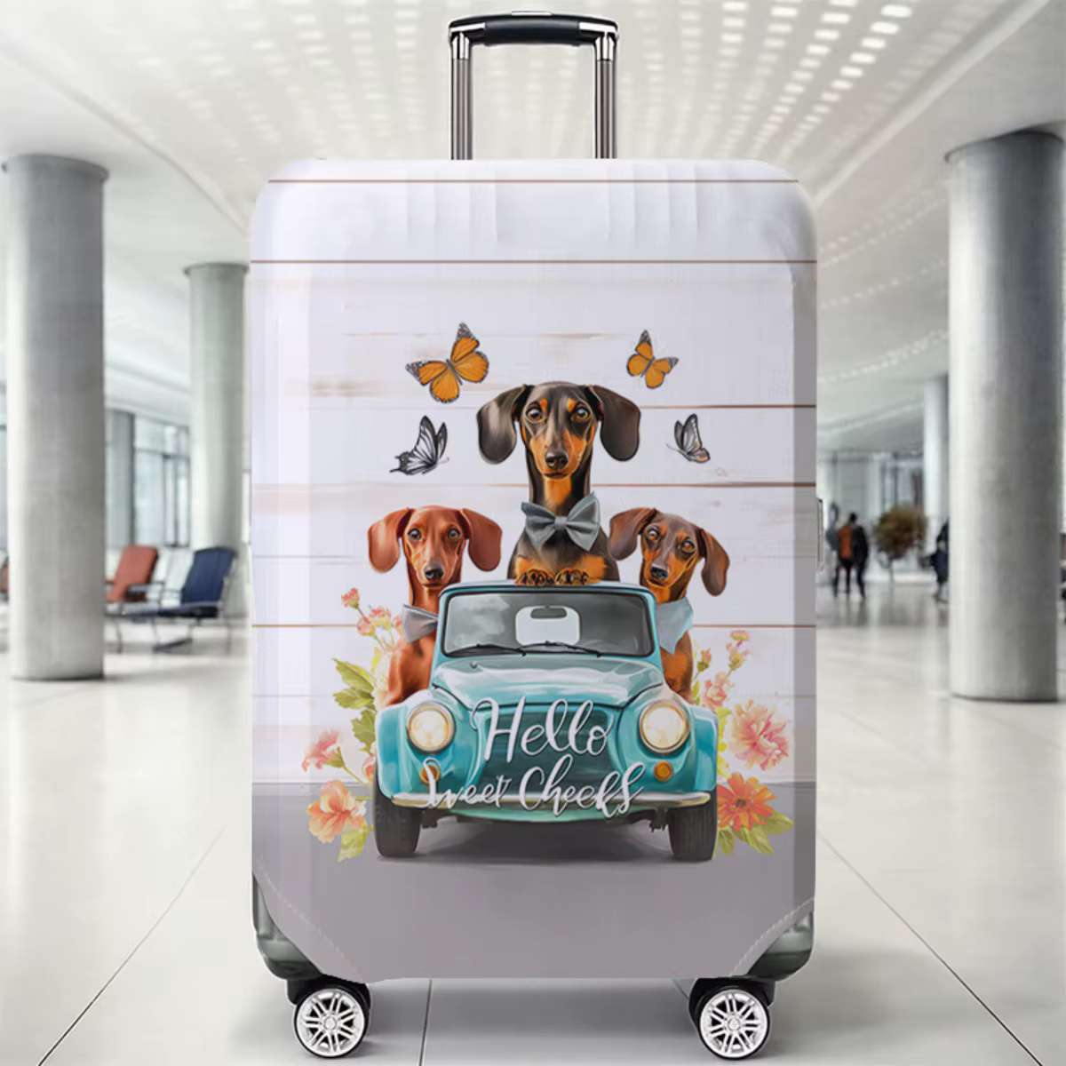 Housse de protection pour bagages, élastique, imperméable, anti-poussière, pour valise de 18 à 32 po