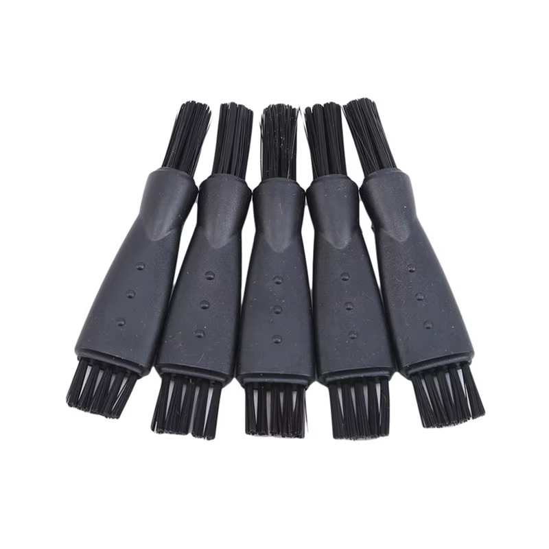 5 pièces hommes rasoir accessoire brosse de rasoir épilateur outil de nettoyage noir Plactic remplac