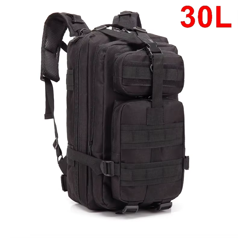 30/50L sacs à dos tactiques homme sacs de voyage survie en plein air 3P sac d'assaut EDC Molle Pack 