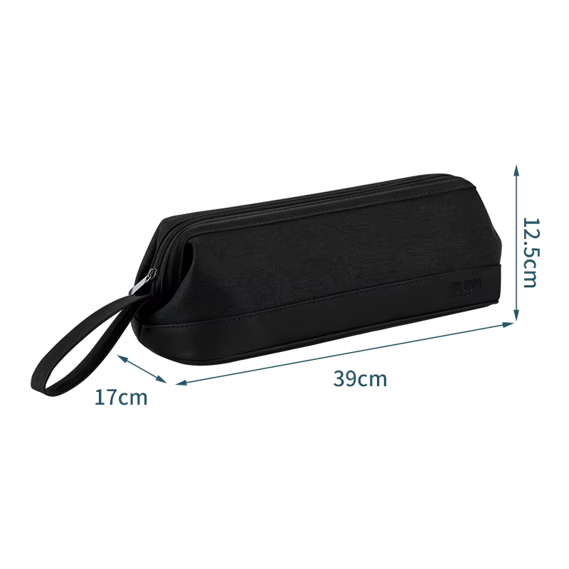 Étui de transport pour sèche-cheveux en cuir PU, organisateur de rangement, étanche, anti-poussière,
