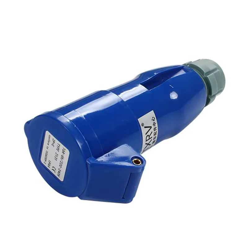 Prise électrique externe pour camping-car, 220V-250V, 16a, avec couvercle, étanche, pour caravane, a