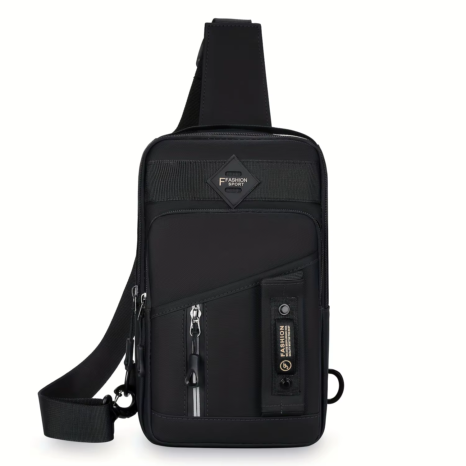 Nouveaux hommes sacs à bandoulière sac de poitrine sacs à bandoulière multifonctionnels sac à bandou