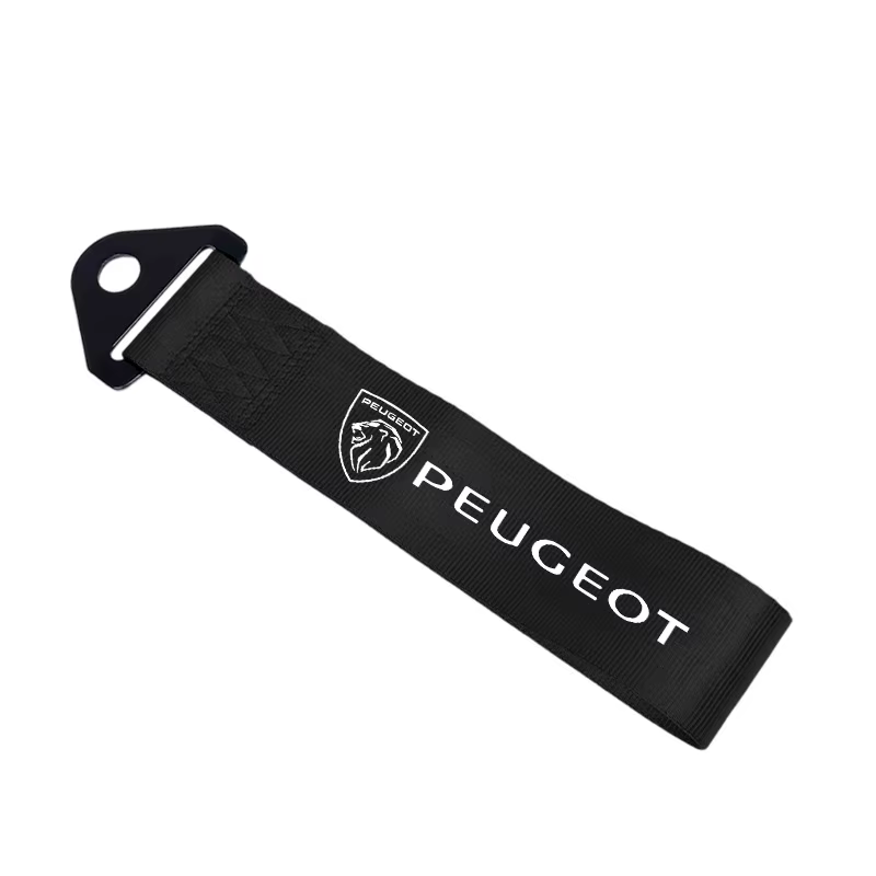 Corde de remorquage de voiture, sangle de course, accessoires automobiles pour Peugeot 206 307 308 3