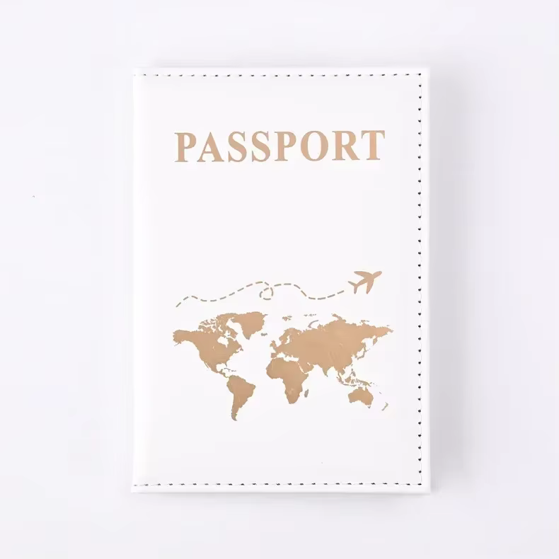 Femmes hommes RFID Vintage passeport d'affaires couvre support multi-fonction ID carte bancaire en c