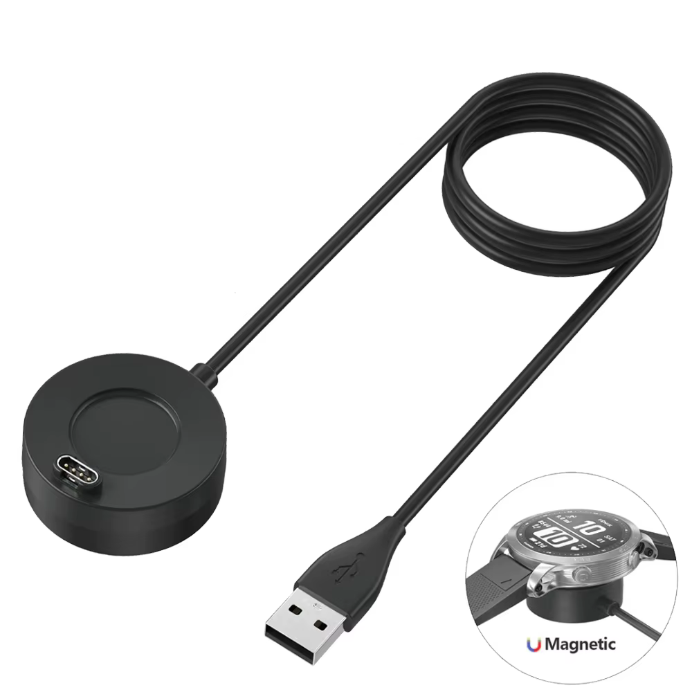 Chargeur magnétique pour Garmin Vivoactive 3 4 4S/Fenix 5 5S 5X 6 S 6X/Venu 2 2S Sq, câble de charge