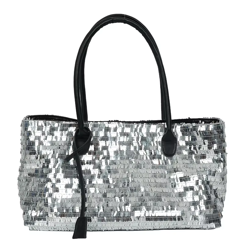 Sacs fourre-tout décontractés à sequins grande capacité, sacs polyvalents pour le quotidien au desig