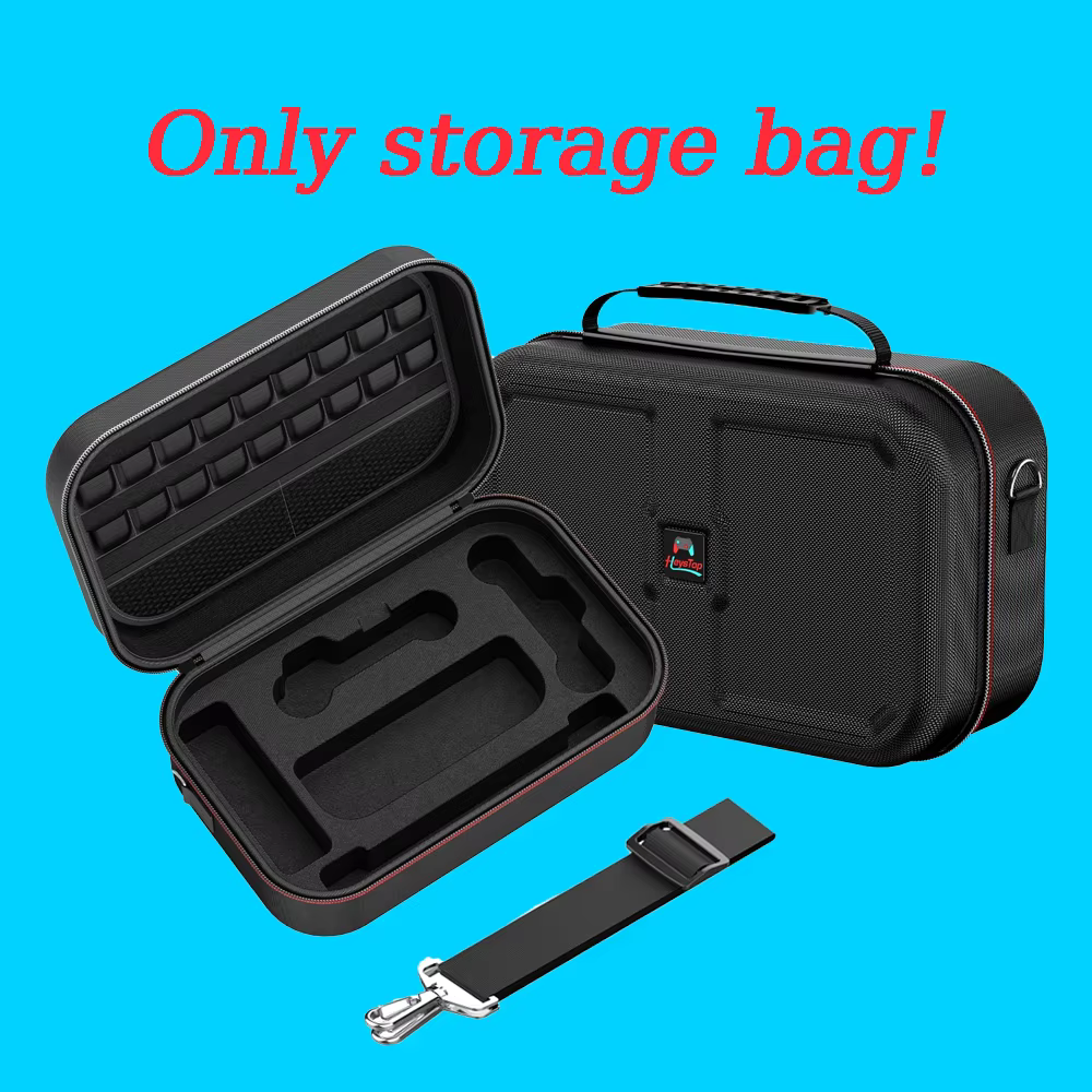 Un sac de rangement carré de grande capacité adapté au Switch 2. Stockage de voyage portable. Durabl