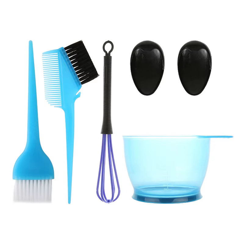 Ensemble de bols de brosses de teinture pour cheveux, avec bouchons d'oreille, tige de mélange, appl