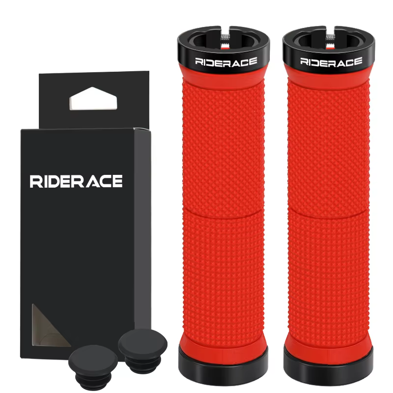 RIDERACE poignées de guidon de vélo verrouillage sur vtt VTT poignée barre couverture antichoc antid