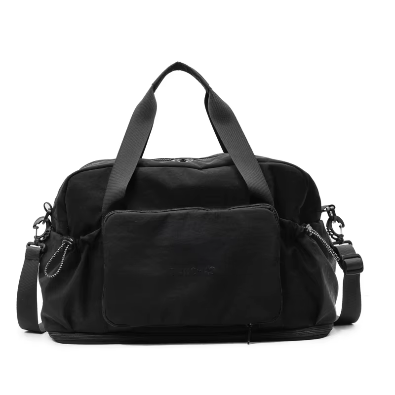 Sac de voyage extensible et pliable, sac de sport, de yoga, de danse, de fitness, sac à main, logo p
