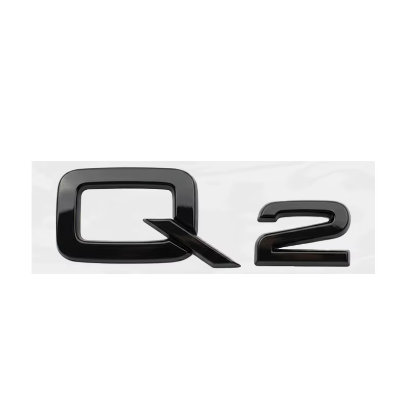 Emblème de capot avant, emblème de coffre arrière, autocollant et décalque décoratif pour Audi Q2 20