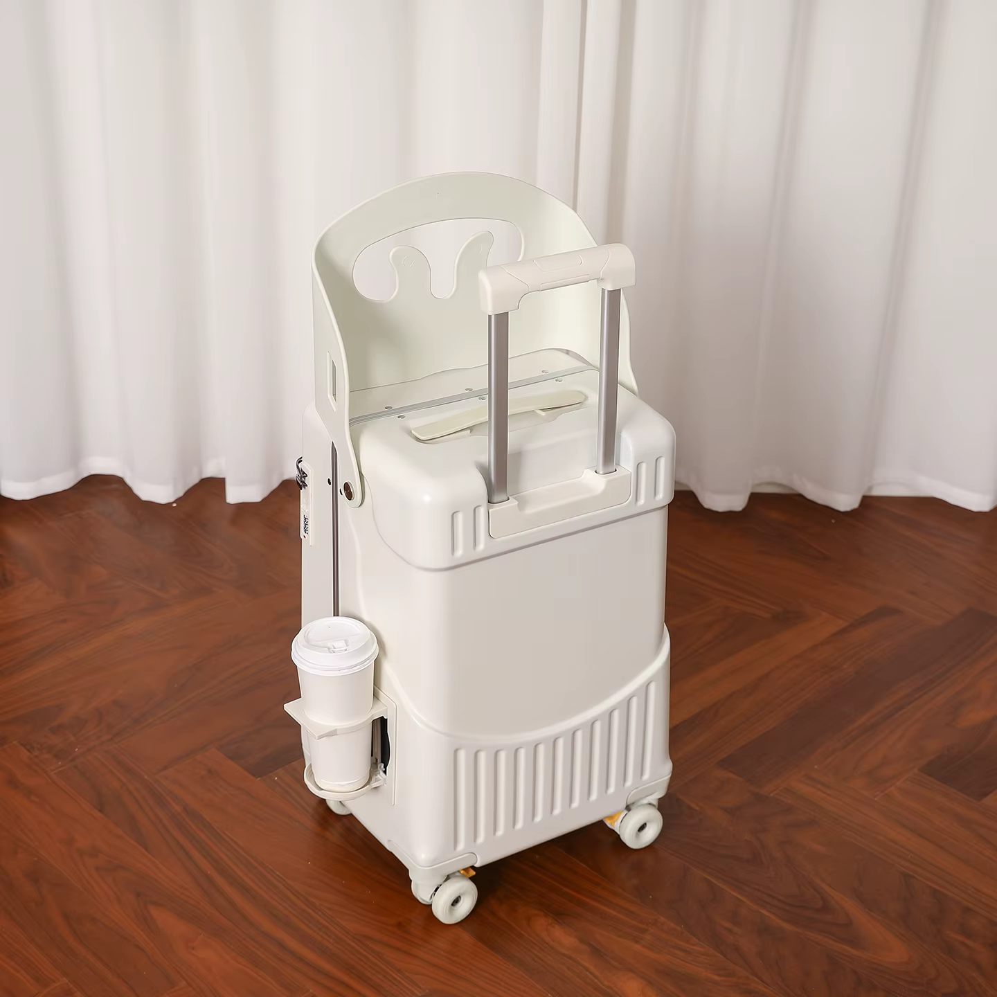 BunnyFly enfant maman valise avec siège pour les enfants peuvent s'asseoir pour monter chariot bagag