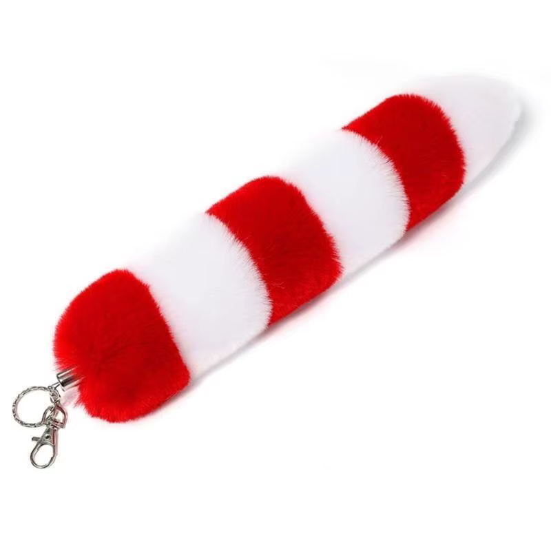 Porte-clés queue d'animal 39BB, porte-monnaie, breloque pour accessoire pour femmes