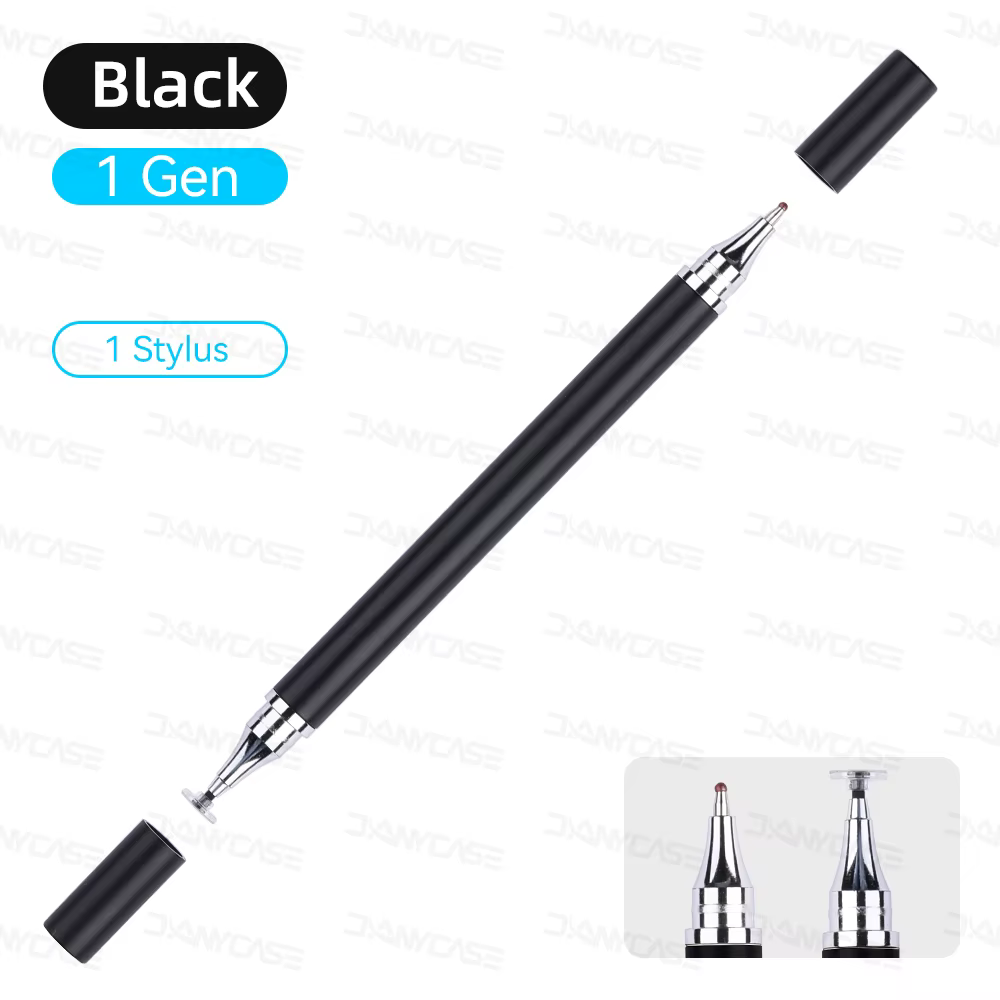 Stylet universel 2 en 1 pour tablette mobile, Android, IOS, téléphone, iPad, accessoires de dessin, 