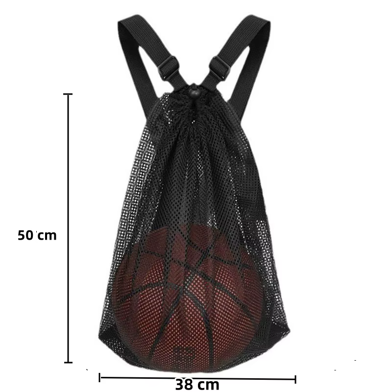 Sac à dos à cordon de serrage, sac en maille, sacs de rangement portables pour Football, basket-ball
