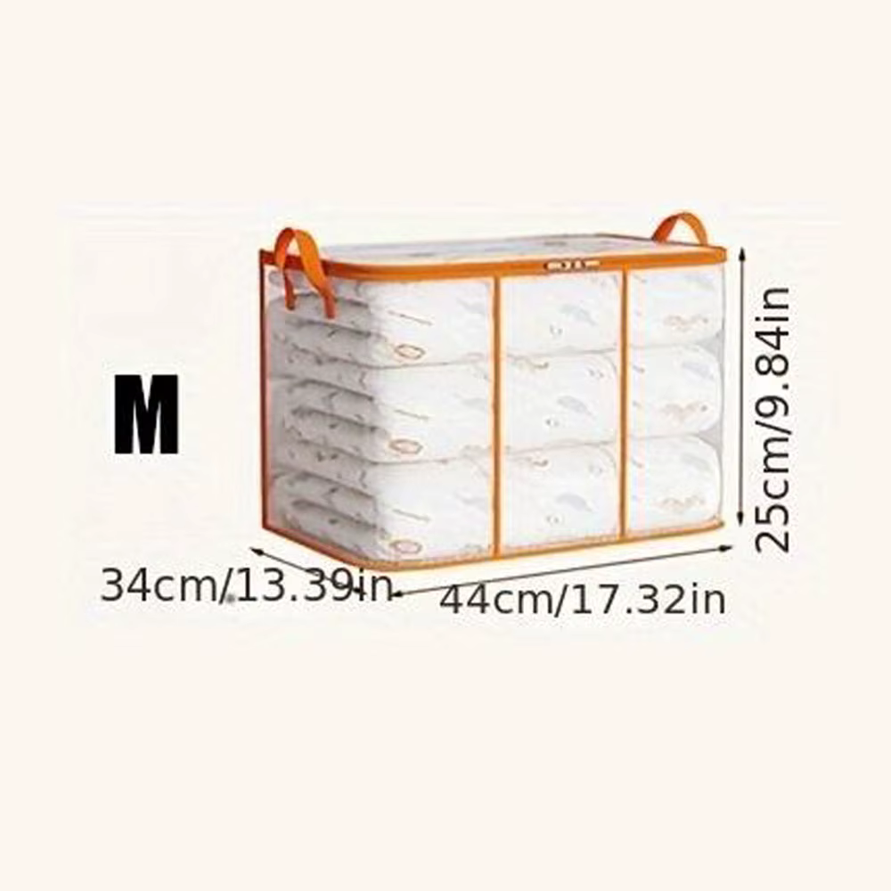 Sac de rangement Transparent pour vêtements, sac de rangement pour couverture en plastique, sac de r