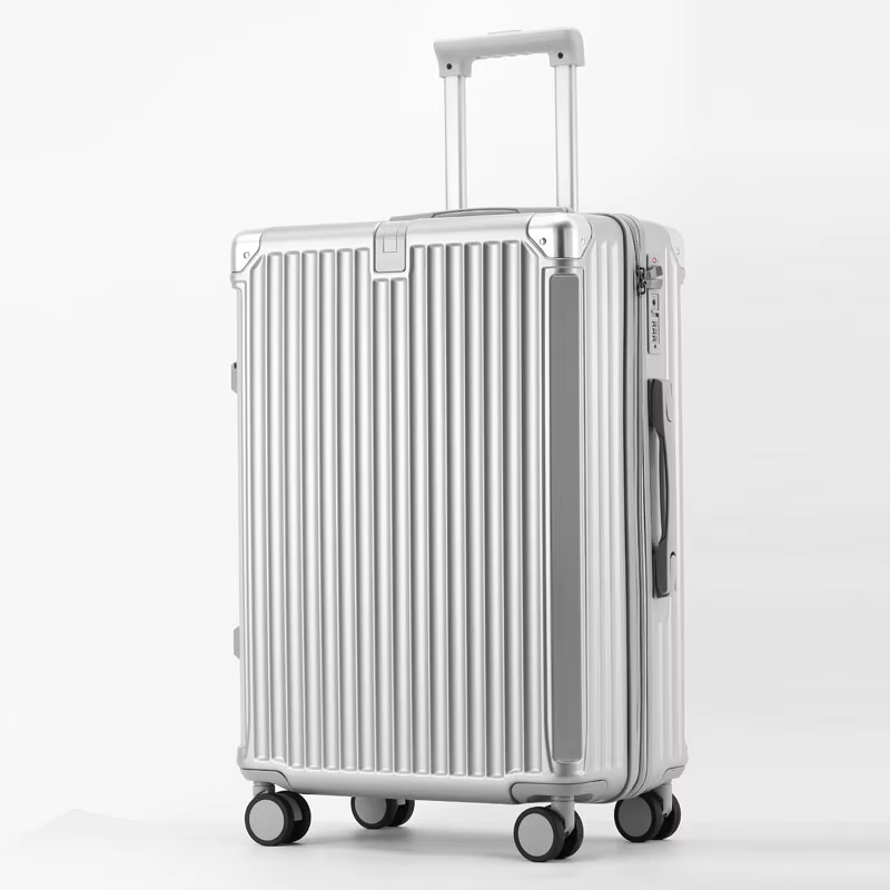Valise ABS + PC à fermeture éclair, bagage multifonctionnel de grande capacité, étui de voyage avec 