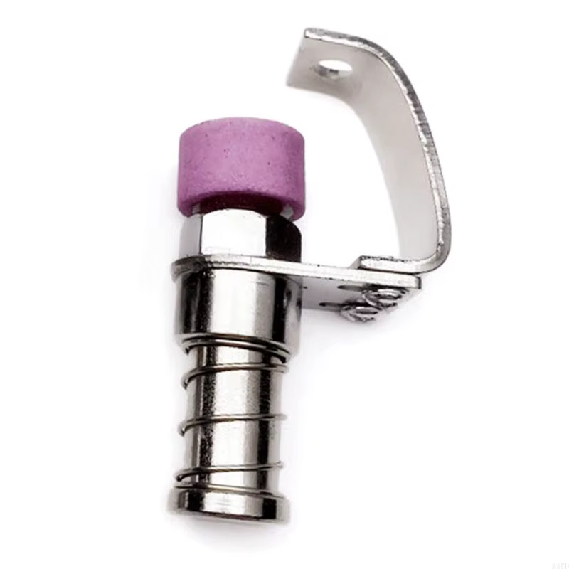 Accessoire coupe tissu professionnel avec support à ressort support métallique adapté à l'affûtage l