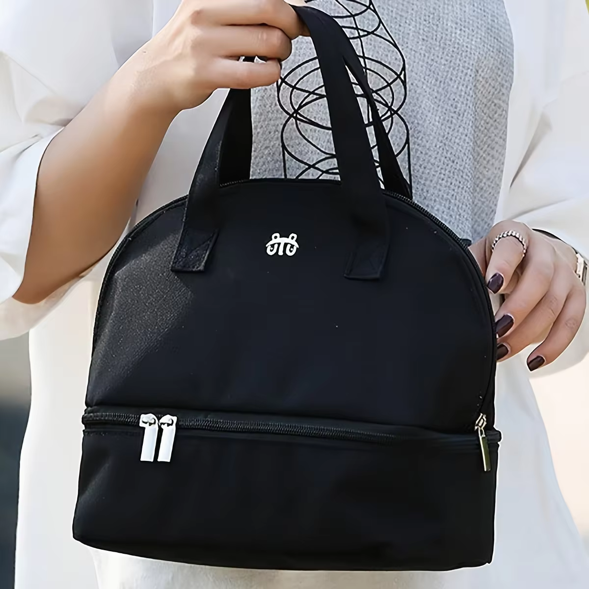 Sac isotherme double couche pour la conservation du lait maternel, idéal pour l'allaitement et le tr