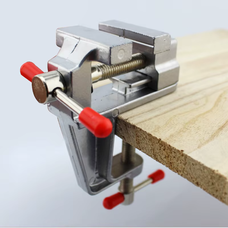Mini étau de banc multifonctionnel en aluminium, pince de passe-temps, pince plate, étau à outils, p