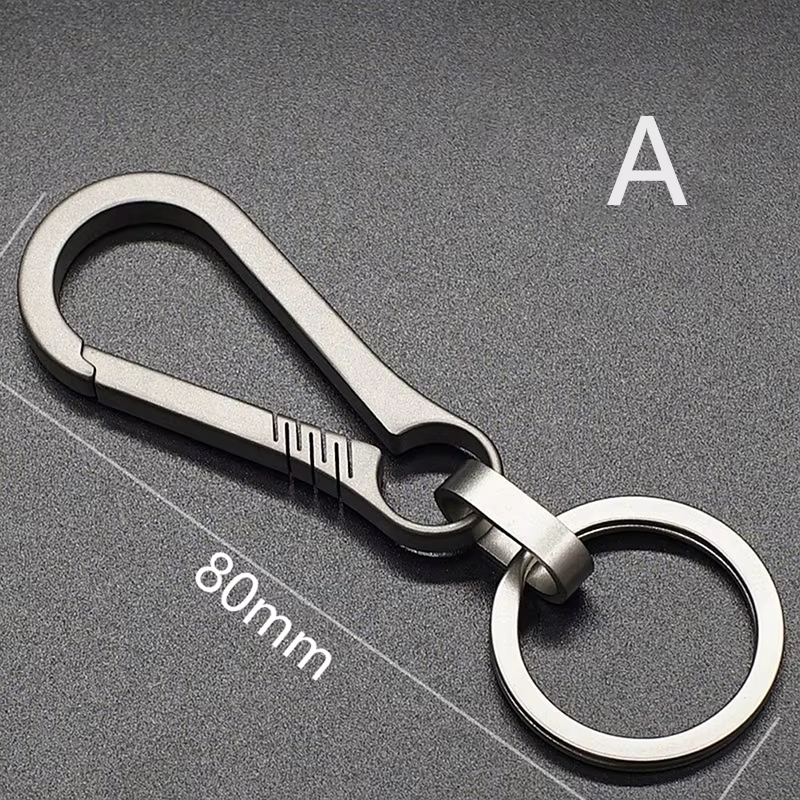 Boucles en titane porte-clés en alliage de titane boucle en titanium porte-clés accessoires de voitu