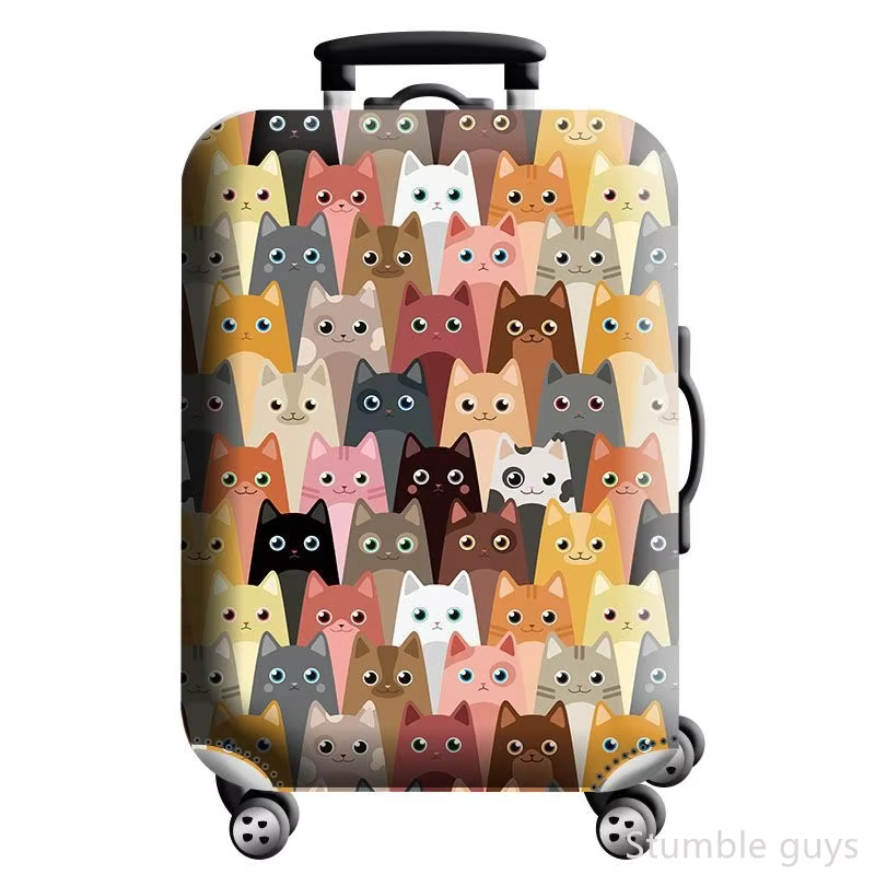 Housse de valise élastique anti-rayures, protection contre la poussière, durable, lavable, accessoir