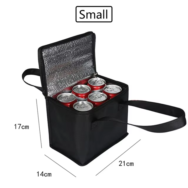 Glacière portable d'extérieur, sac isotherme pour aliments et boissons, sacs bento, sacs à fermeture