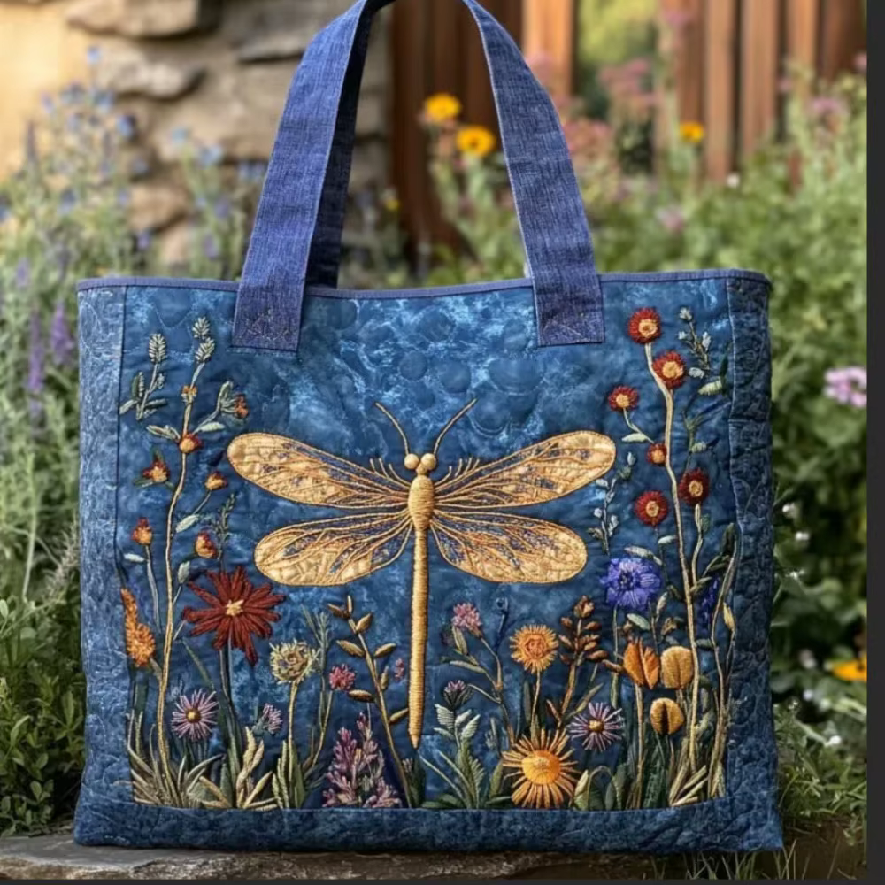 Sac fourre-tout matelassé vintage pour femme, motifs réalistes 2D, sac à bandoulière en toile de cot