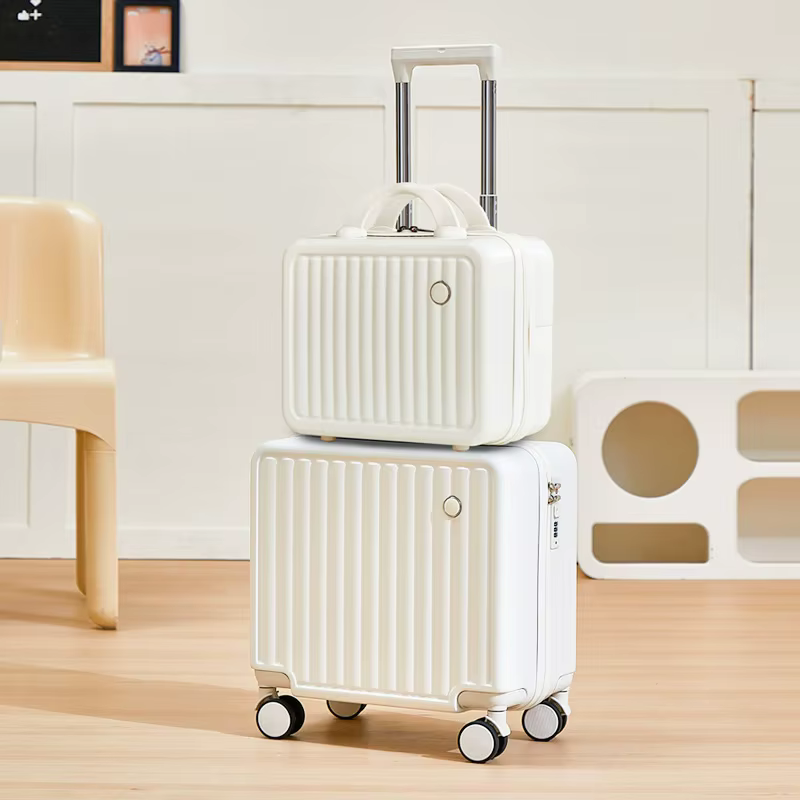 【Acheter 18 pouces prendre 1 14 pouces】COD valise légère bagage à main sac de voyage 360 °   Bagage 