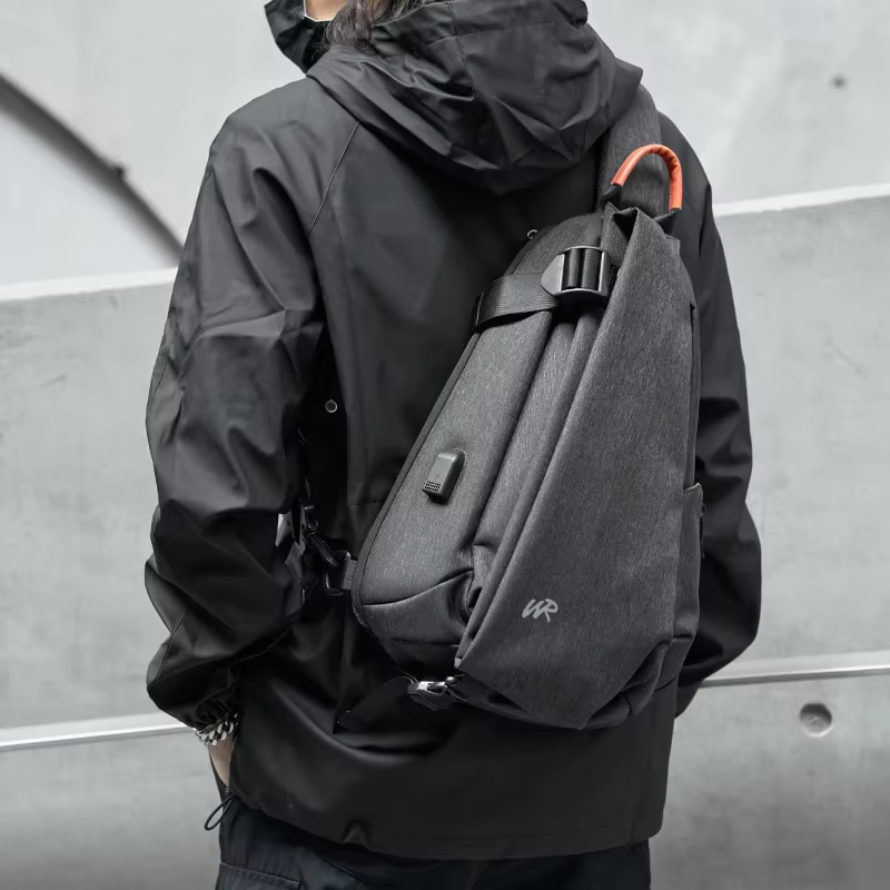Sac bandoulière pour homme, sac de poitrine, sac décontracté tendance pour homme, nouveau style sac 