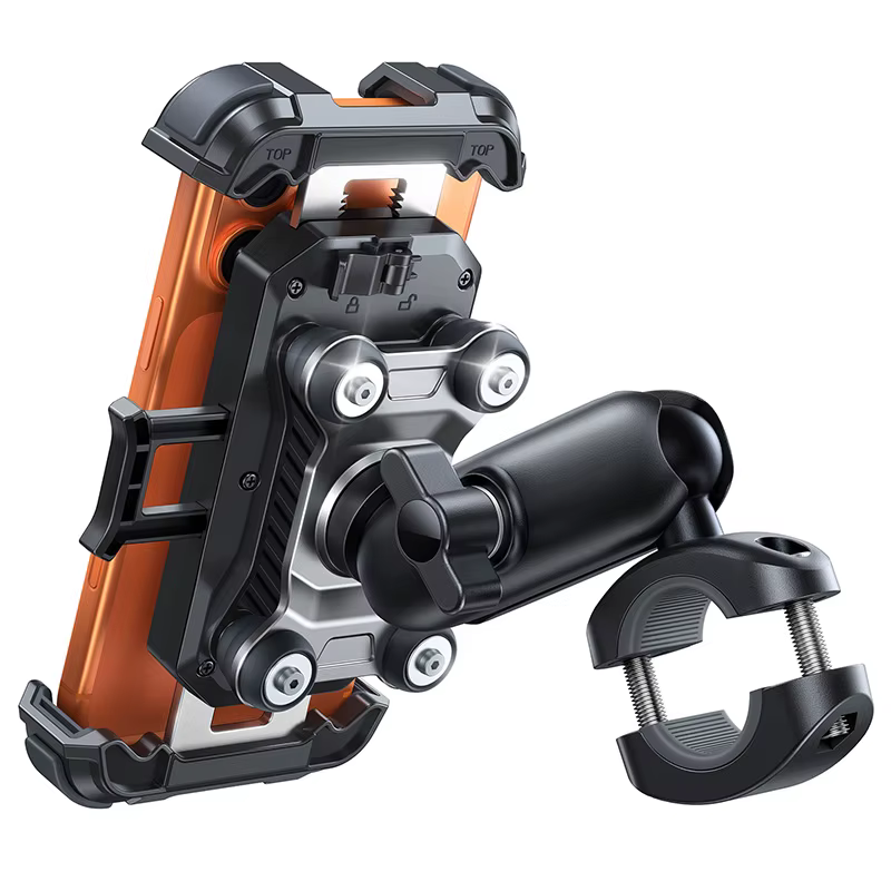 Support de téléphone pour moto Joyroom avec amortisseur de vibrations pour moto, scooter, VTT/UTV, s