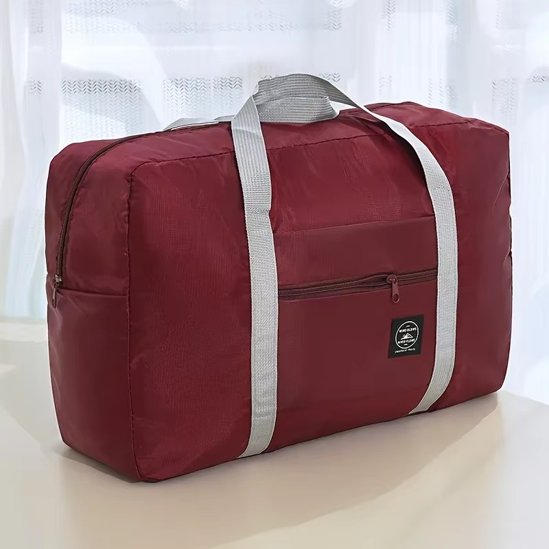 1 ensemble de sacs à bagages de voyage pliables de grande capacité, sac de fitness extensible, bagag