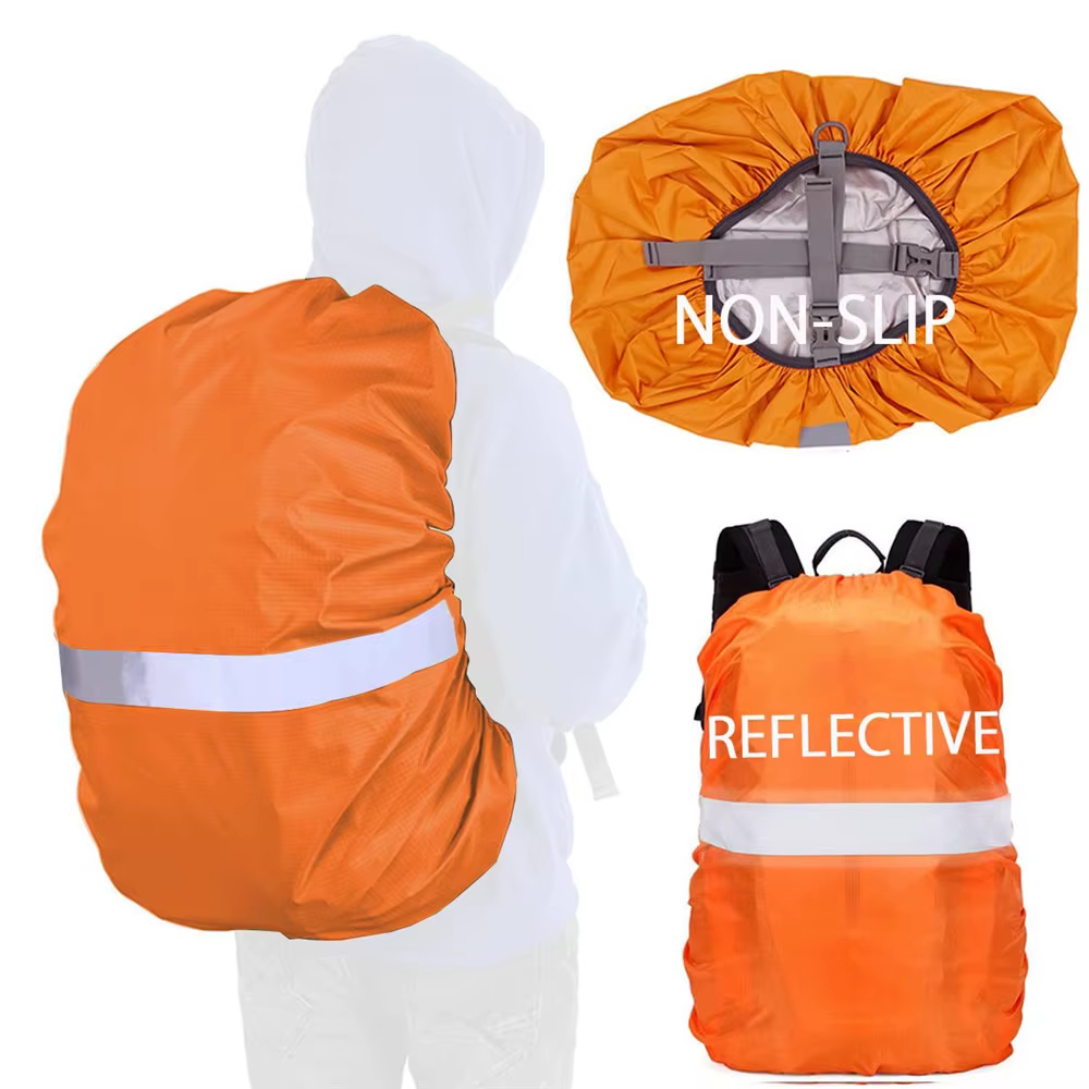 Juste de pluie imperméable pour sac à dos avec sangle, sac à dos amélioré, randonnée, camping, cycli
