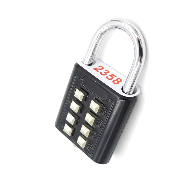 Cadenas intelligent à code mot de passe à 8 chiffres, alliage de zinc, valise pour bagages, code de 