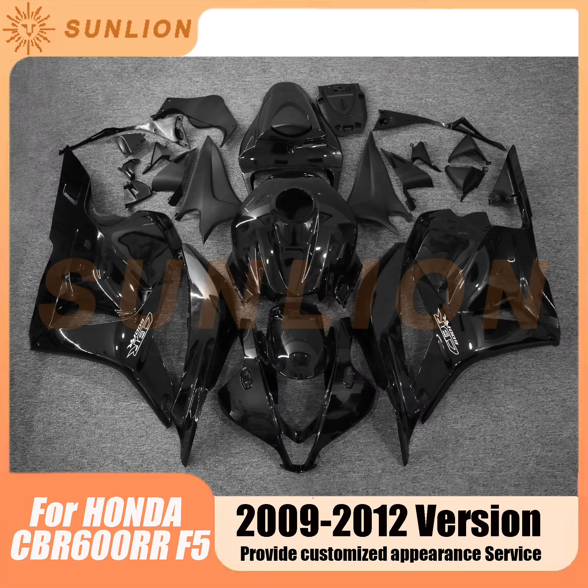 Accessoire de carénage complet pour moto, Honda CBR 600RR CBR600RR F5 2009 2010 2011 2012 CBR 600 RR